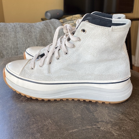 All Saints Suede Platform High Tops - Picture 7 of 7